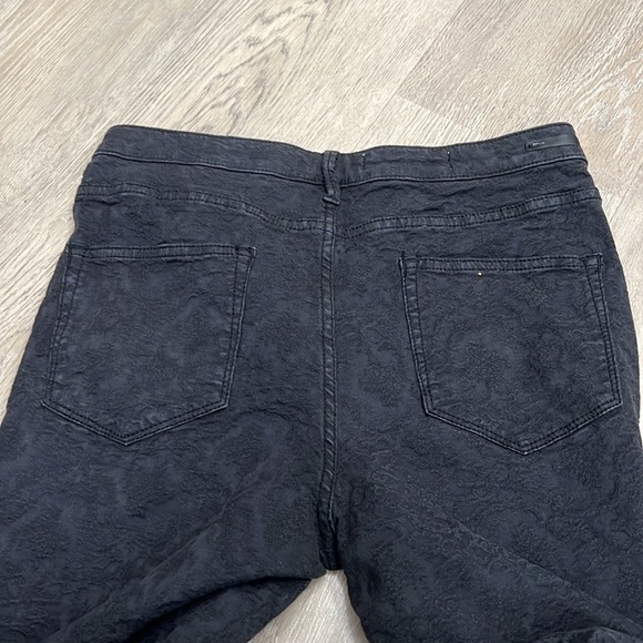 Anthropologie Pilcro Letterpress Serif Jacquard size 32 Black - Picture 9 of 9